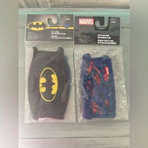 Kids Batman Spiderman mask